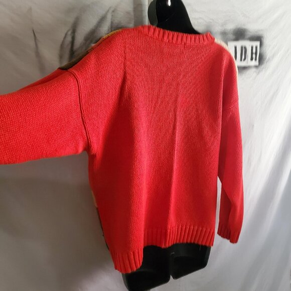 Exclusive Imports Crewneck Hunt Scene 80s Sweater Sz M- shipping incl. - Picture 5 of 16
